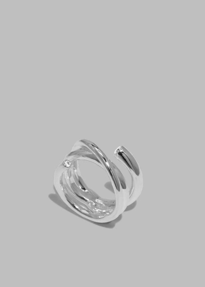 Silver Completedworks Zirconia Ring - Silver Women The Frankie Shop Jewelry