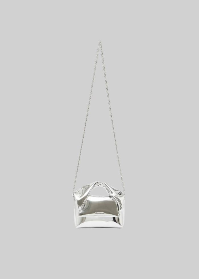 Silver Jw Anderson Small Twister Bag - Silver Bags The Frankie Shop Women