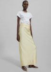Siovhan Satin Skirt - Yellow Yellow Bottoms Women The Frankie Shop
