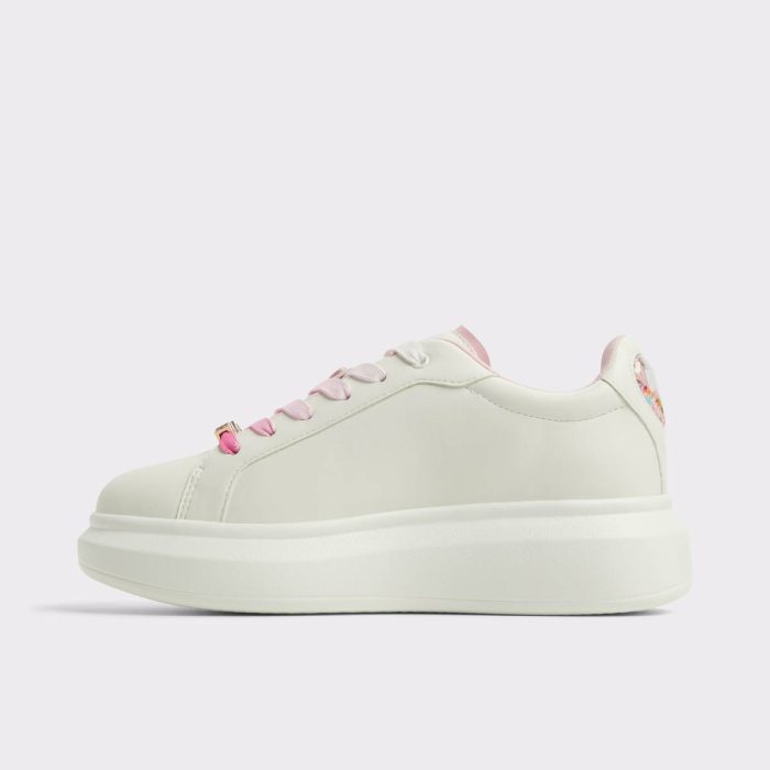 Sneakers Aldo Women Claudie White Combo Women's Platform And Wedge Sneakers White Combo