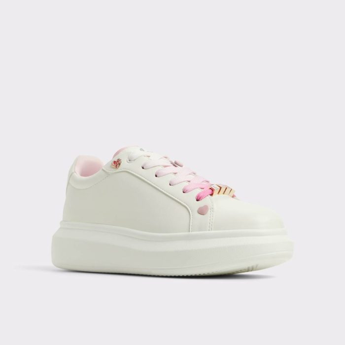 Sneakers Aldo Women Claudie White Combo Women's Platform And Wedge Sneakers White Combo