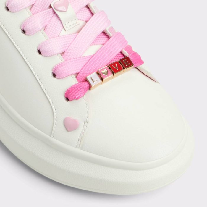 Sneakers Aldo Women Claudie White Combo Women's Platform And Wedge Sneakers White Combo