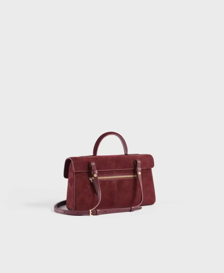 Stance Wallet - Burgundy(Suede) Women Crossbody Cafune