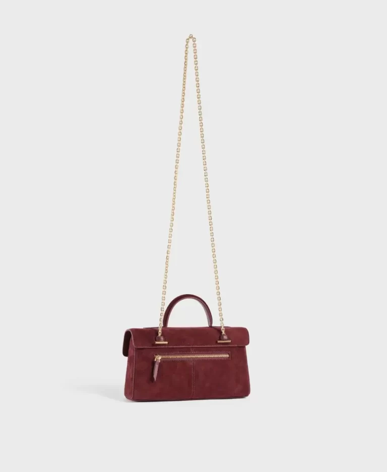 Stance Wallet - Burgundy(Suede) Women Crossbody Cafune