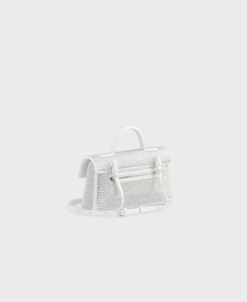 Stance Wallet - White Rhinestone Cafune Crossbody Women