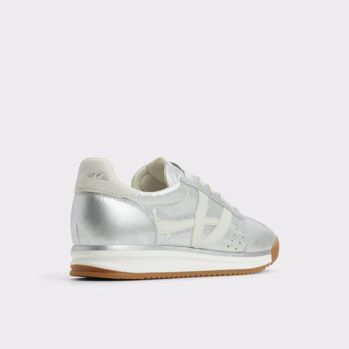 Stepcount Silver Women's Low Top Sneakers Silver Aldo Women Sneakers