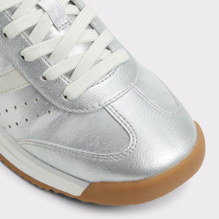 Stepcount Silver Women's Low Top Sneakers Silver Aldo Women Sneakers