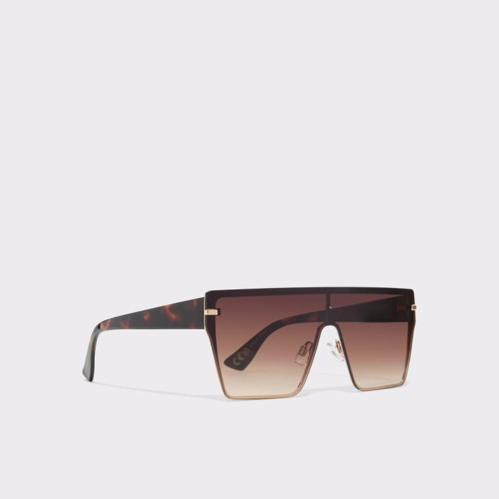 Sunglasses Aldo Other Brown Women Gavenany Other Brown Women's Shield
