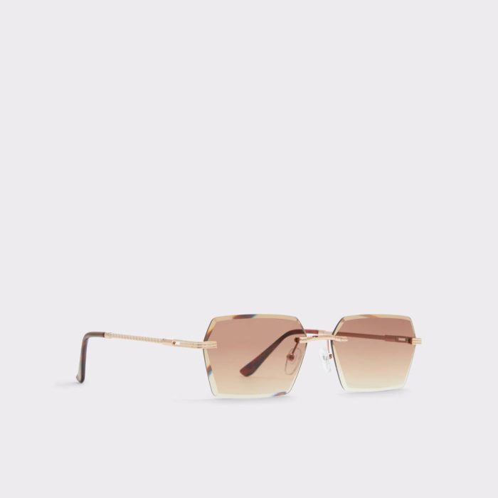 Sunglasses Light Brown Aldo Men Arilalith Light Brown Men's Round