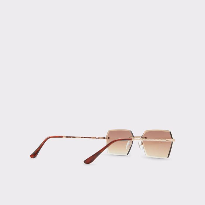 Sunglasses Light Brown Aldo Men Arilalith Light Brown Men's Round