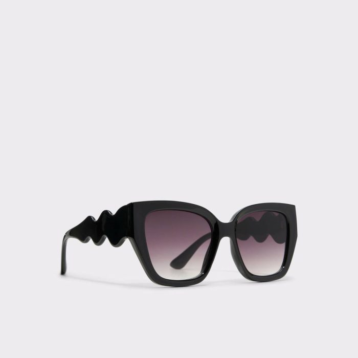 Sunglasses Women Aldo Hok Black Women's Cat Eye Black