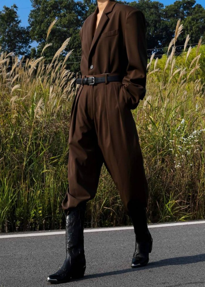 Tansy Oversized Blazer - Chocolate The Frankie Shop Women Outerwear Brown