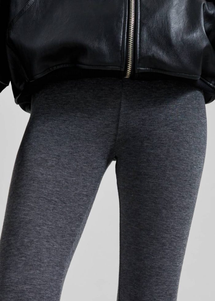 The Frankie Shop Alondra Leggings - Dark Grey Grey Bottoms Women