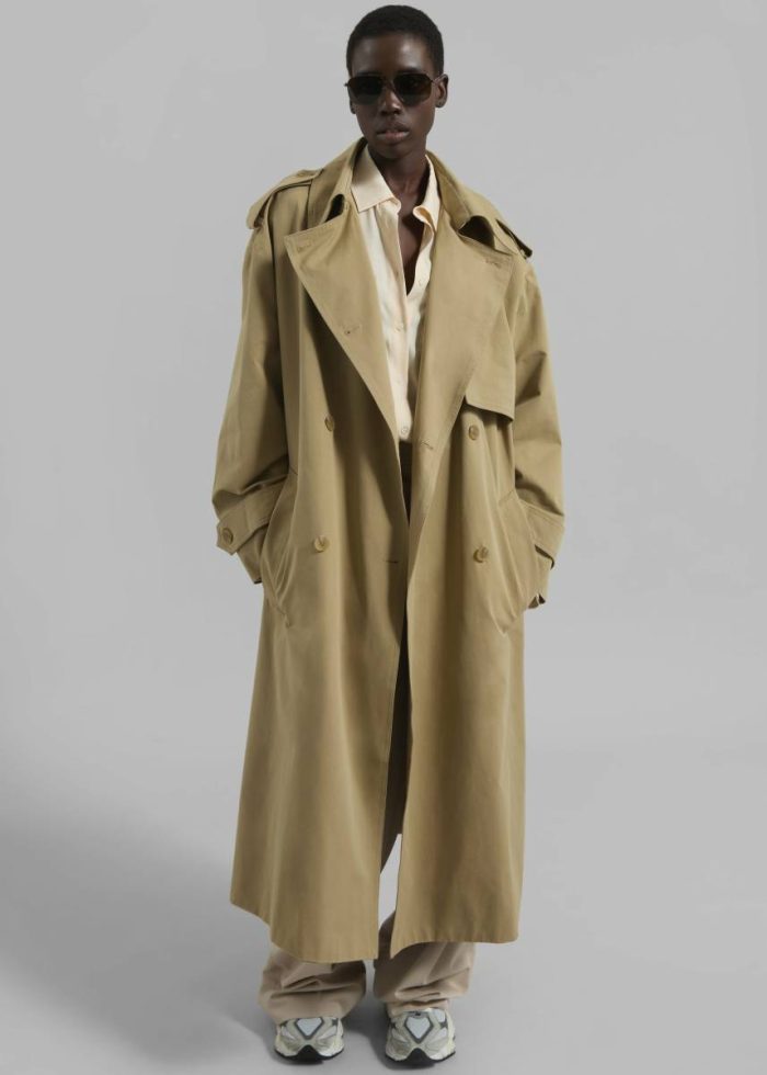 The Frankie Shop Beige Women Nabesna Trench Coat - Beige Outerwear