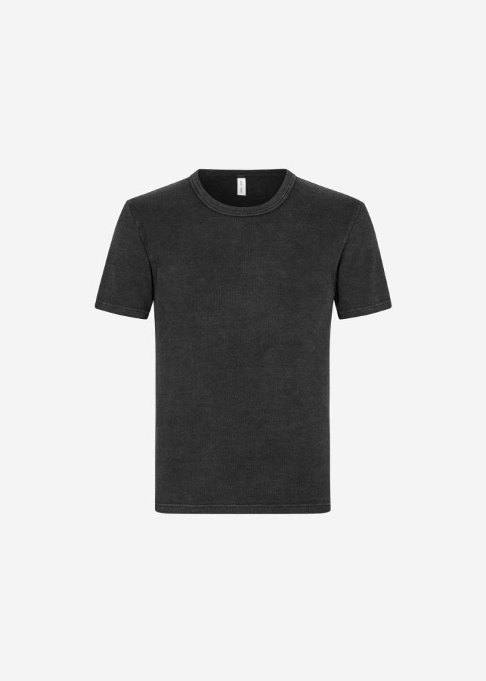 The Frankie Shop Black Men Samsøe Samsøe Salars T-Shirt - Black Tops