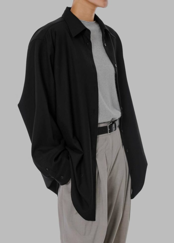 The Frankie Shop Black Women Gelso Shirt - Black Tops