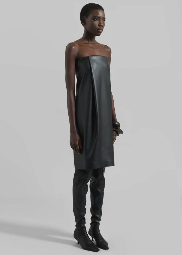 The Frankie Shop Black Women Sportmax Locarno Jersey Dress - Black Dresses