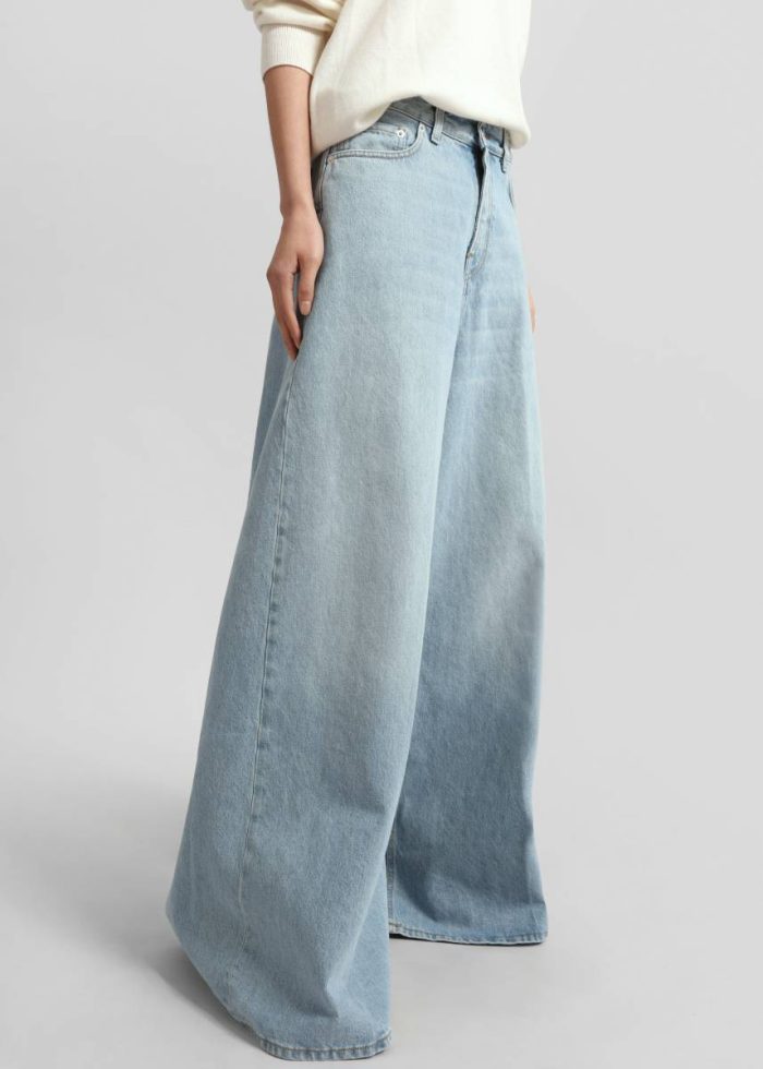 The Frankie Shop Blue Haikure Big Bethany Jeans - Paradise Wash Women Bottoms