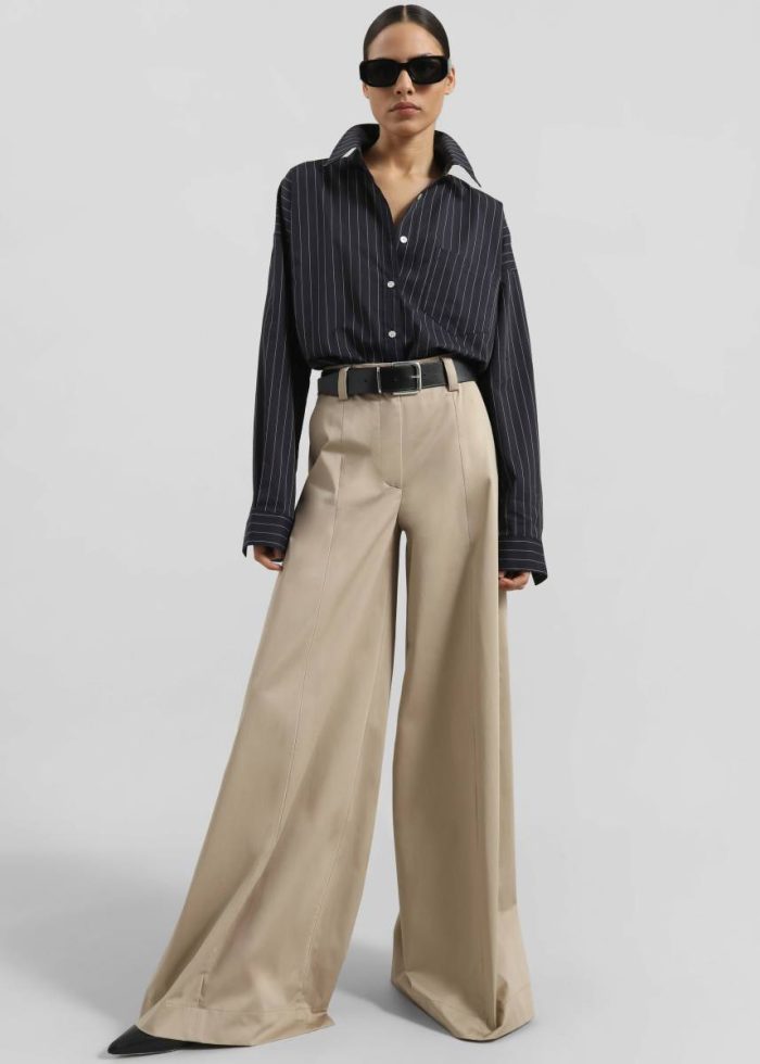 The Frankie Shop Bottoms Thelatest B-Alma Trousers - Sand Women Beige