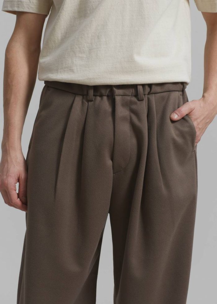 The Frankie Shop Brown Bottoms Theo Pants - Cocoa Men