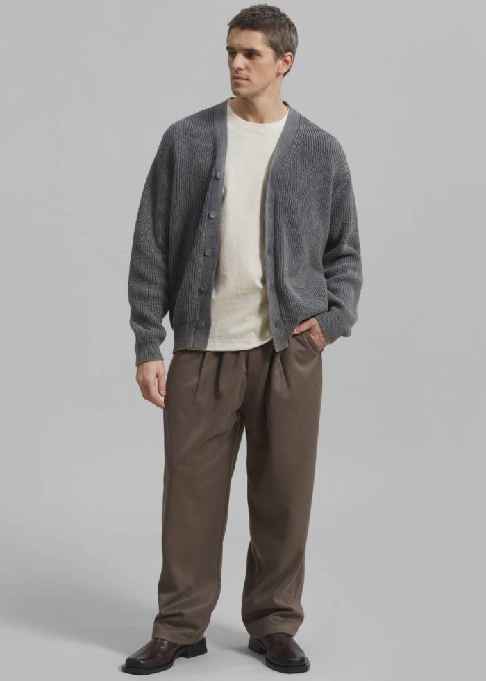 The Frankie Shop Brown Bottoms Theo Pants - Cocoa Men