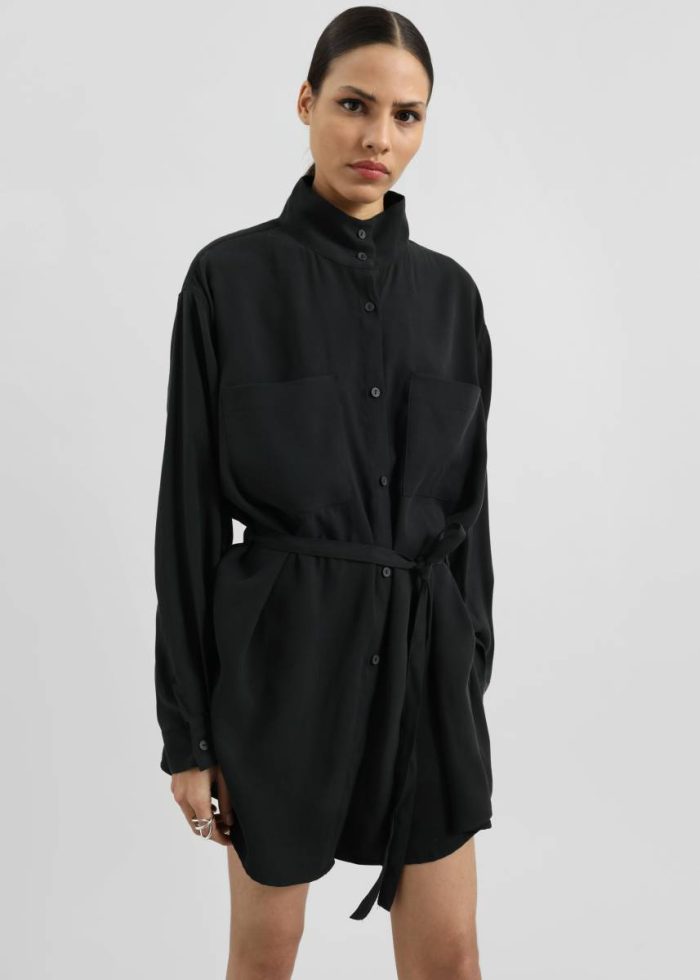 The Frankie Shop Dresses Kilure Shirt Dress - Black Women Black