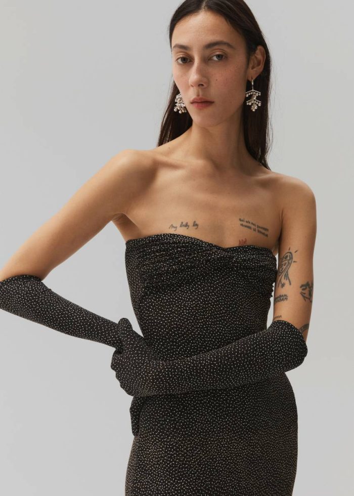 The Frankie Shop Dresses Women Black Beaufille Anise Dress - Black/Gold