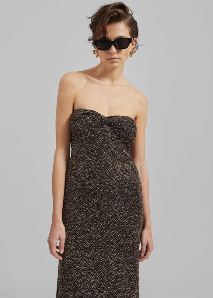 The Frankie Shop Dresses Women Black Beaufille Anise Dress - Black/Gold