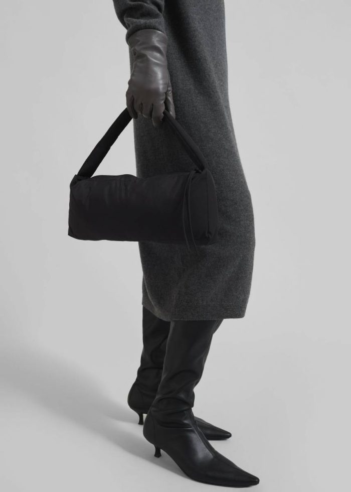 The Frankie Shop Estra Puffer Bag - Black Women Black Bags