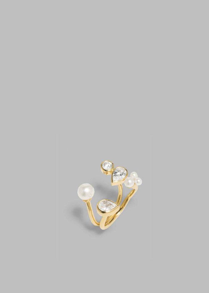 The Frankie Shop Jewelry Completedworks Chasing Shadows Ring - Gold Gold Women