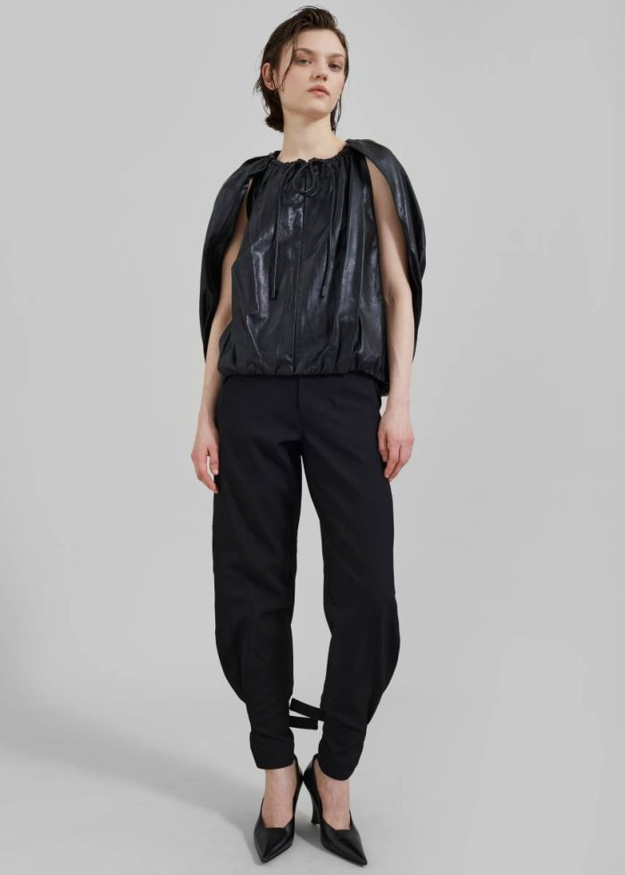 The Frankie Shop Maylis Trousers - Black Women Black Bottoms