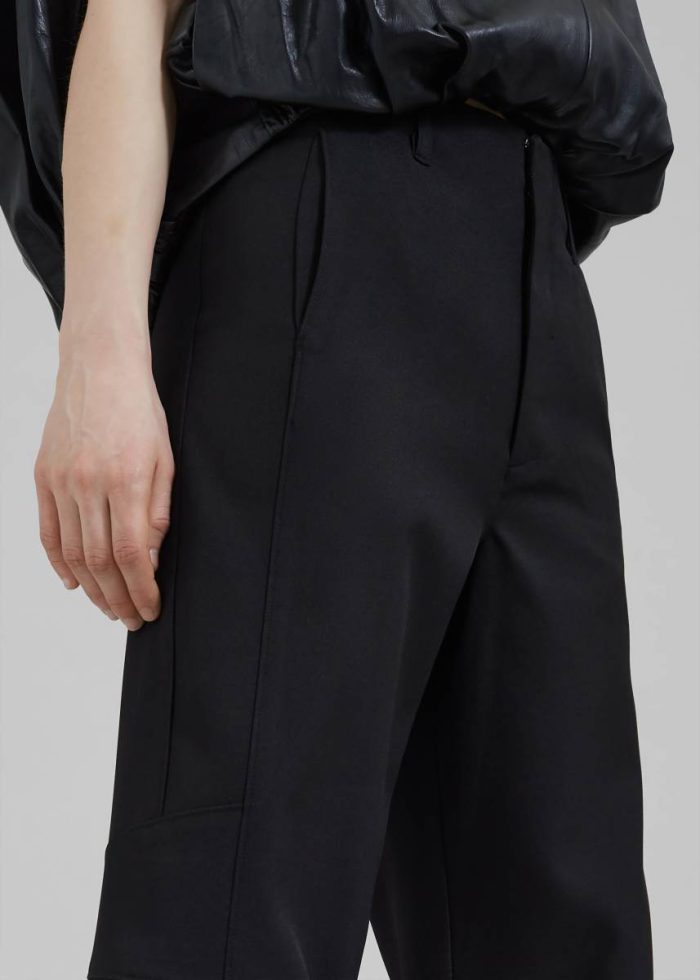 The Frankie Shop Maylis Trousers - Black Women Black Bottoms