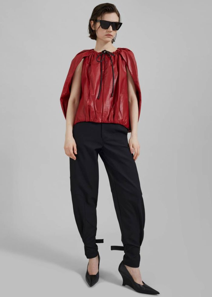 The Frankie Shop Maylis Trousers - Black Women Black Bottoms