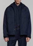 The Frankie Shop Men Mason Boxy Jacket - Indigo Outerwear Blue