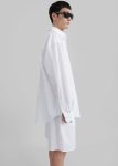 The Frankie Shop Men Matthias Oversized Shirt - White White Tops