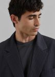 The Frankie Shop Men Outerwear Grey Beo Blazer - Charcoal/White Pinstripe