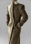 The Frankie Shop Outerwear Beige Melva Long Coat - Taupe Women