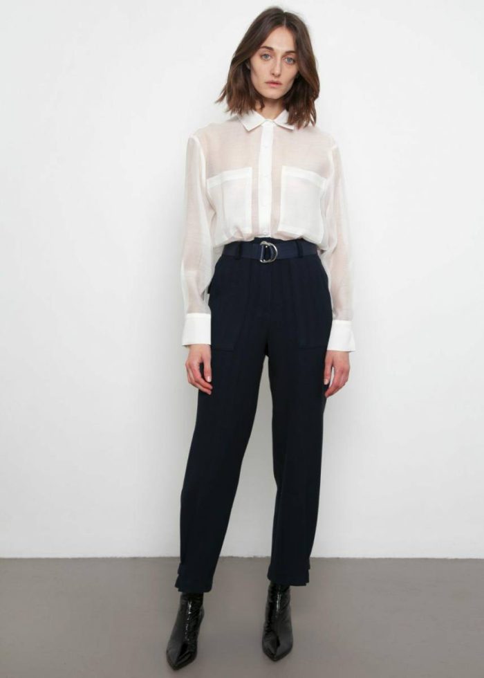 The Frankie Shop White Kier Blouse - Off White Women Tops