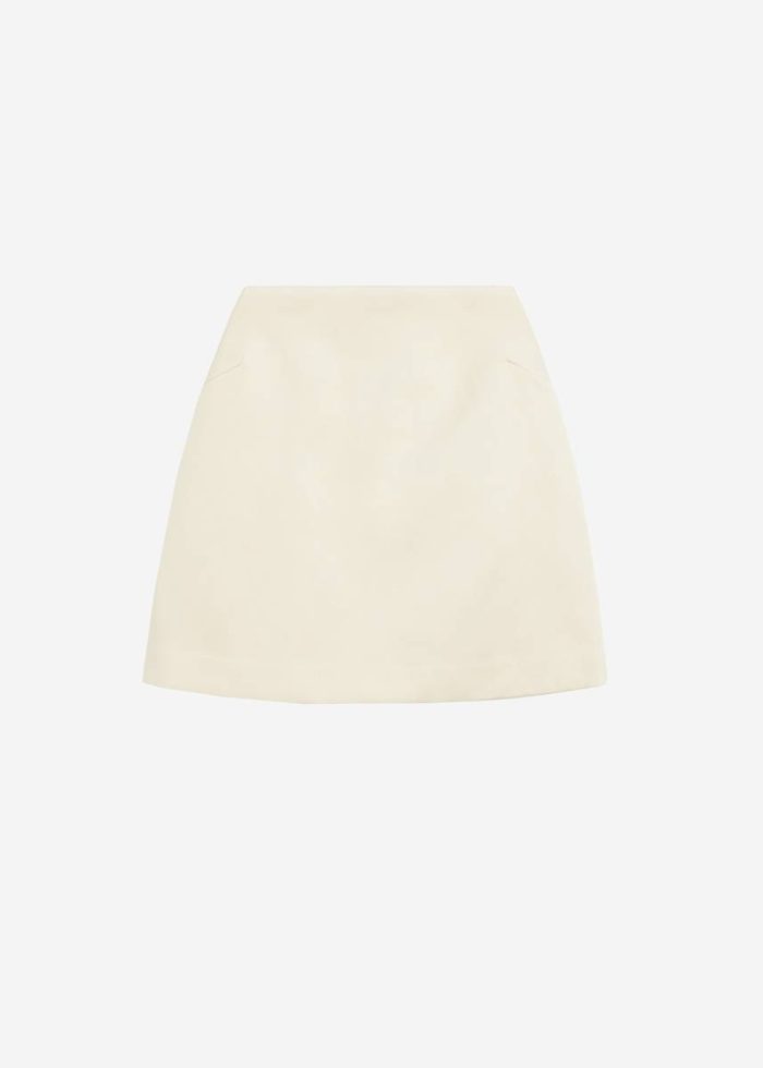 The Frankie Shop White Women By Malene Birger Hermie Top - Oyster Gray Tops
