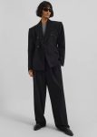 The Frankie Shop Women Black Outerwear Dina Double Breasted Blazer - Black