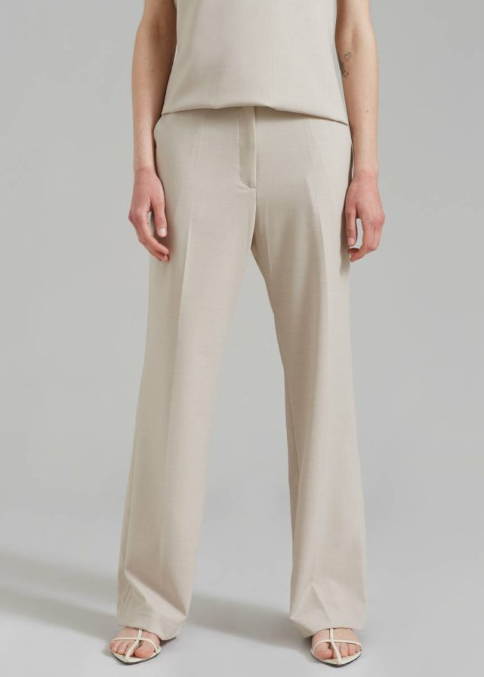 The Frankie Shop Women Bottoms Kit Trousers - Beige Beige