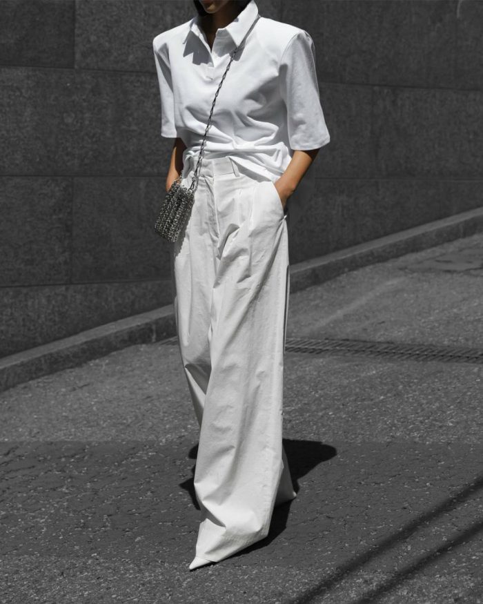 The Frankie Shop Women Bottoms White Jayden Wide Pants - White