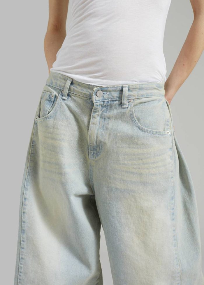 The Frankie Shop Women Bryony Jeans - Bleach Blue Bottoms