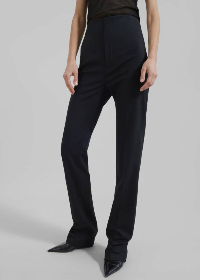 The Frankie Shop Women Morrison Long Trousers - Black Black Bottoms
