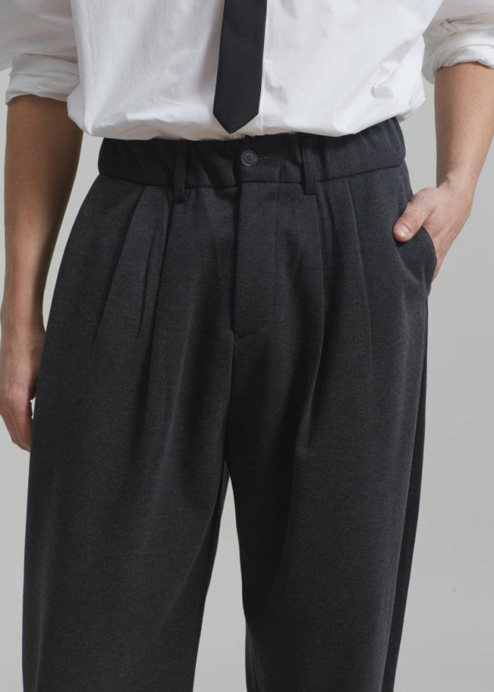 Theo Pants - Charcoal The Frankie Shop Bottoms Grey Men
