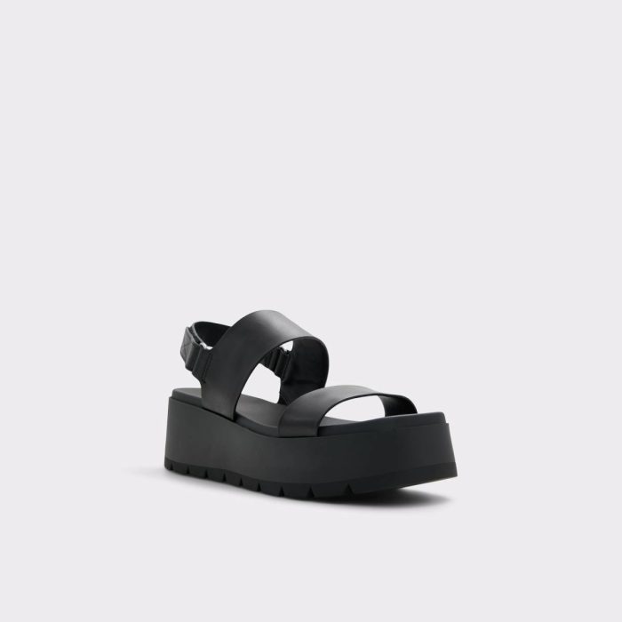 Thila Open Black Women's Wedges Sandals Open Black Women Aldo