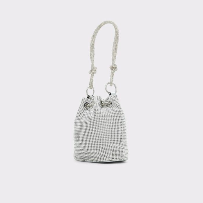 Top Handle Bags Aldo Marvelax Silver Women's Top Handle Bags Silver Women
