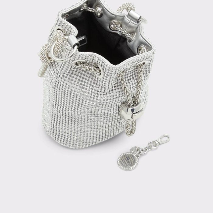 Top Handle Bags Aldo Marvelax Silver Women's Top Handle Bags Silver Women