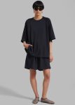 Tops Black The Frankie Shop Newton Sweat Tee - Black Men