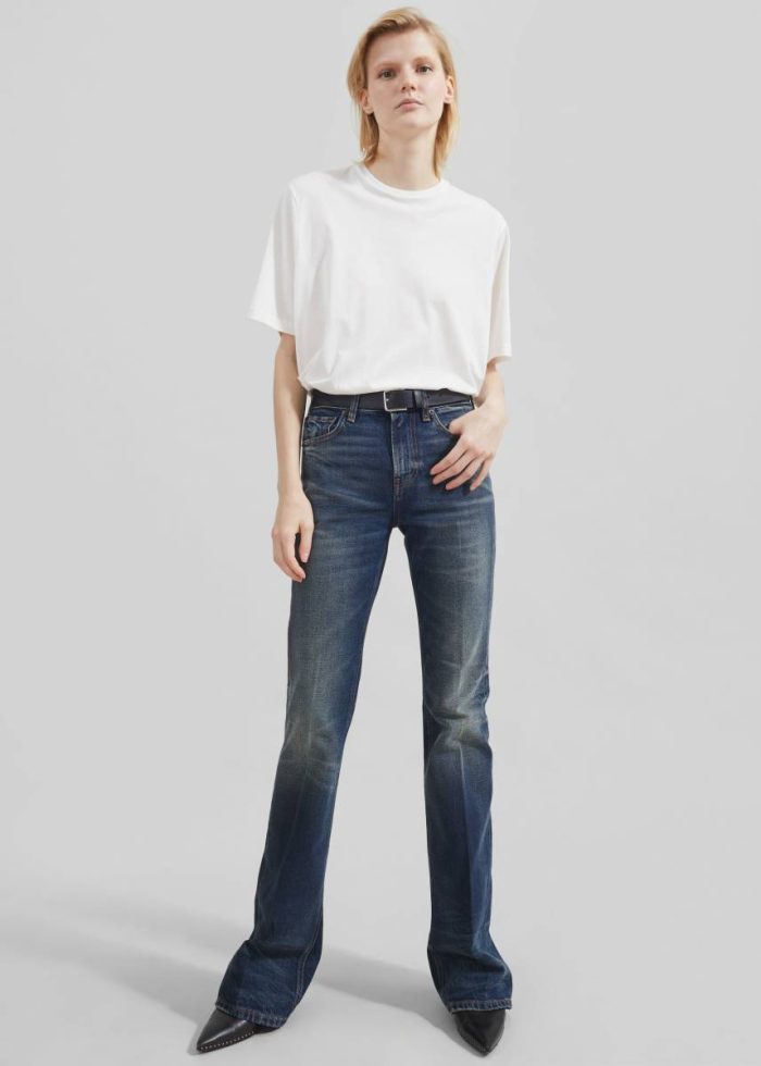 Tops The Frankie Shop Harper Soft Organic T-Shirt - Off White White Women